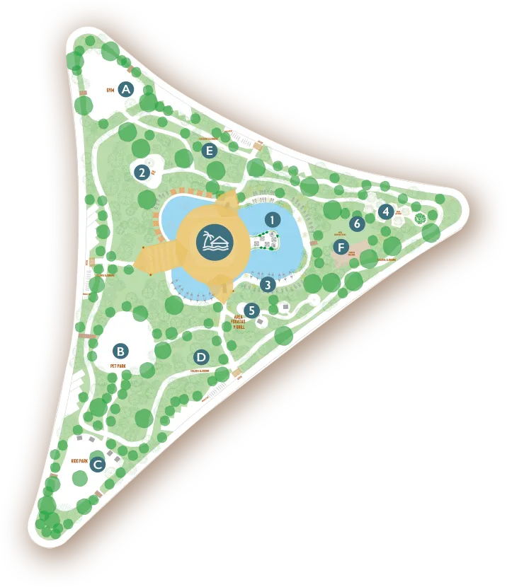 Mapa de amenidades costacabana